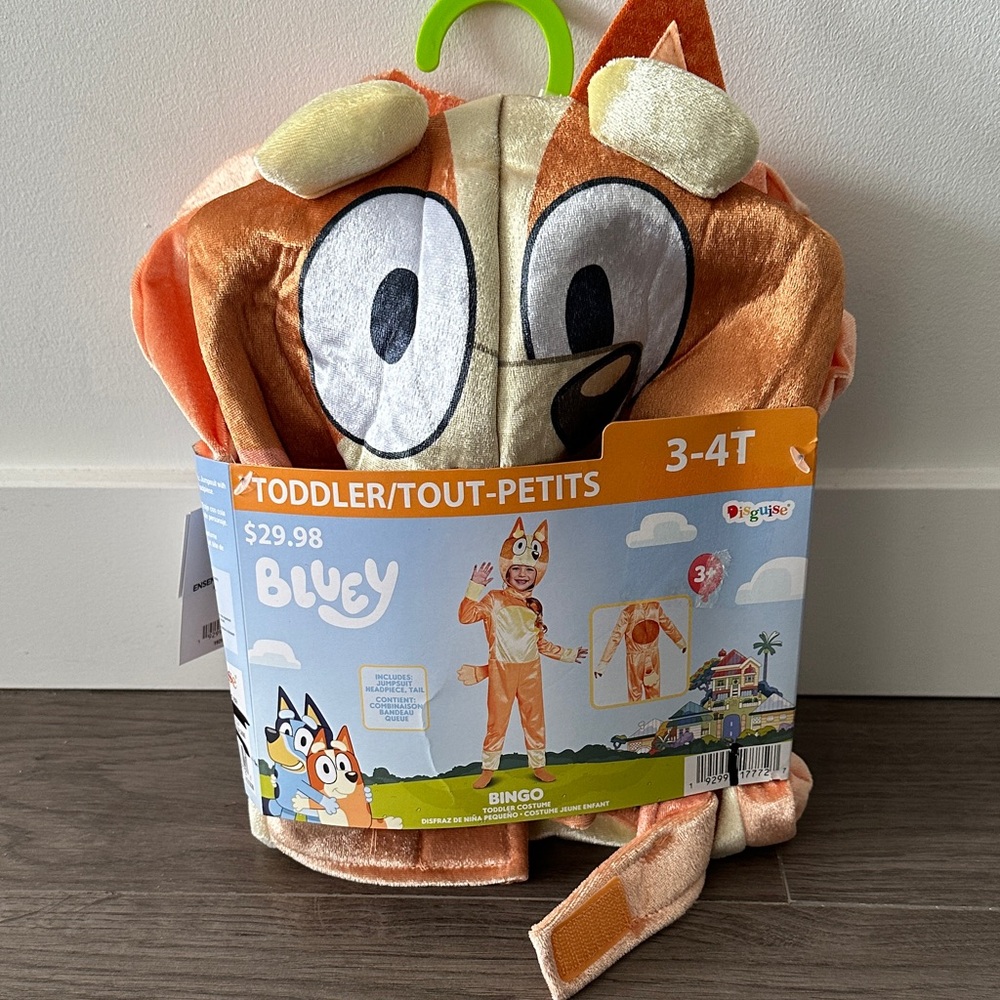 Bluey Bingo Toddler Costume - Orange
